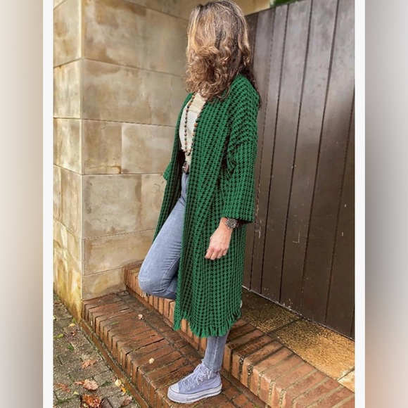 Oversized long cardigan - Picture 2 of 3